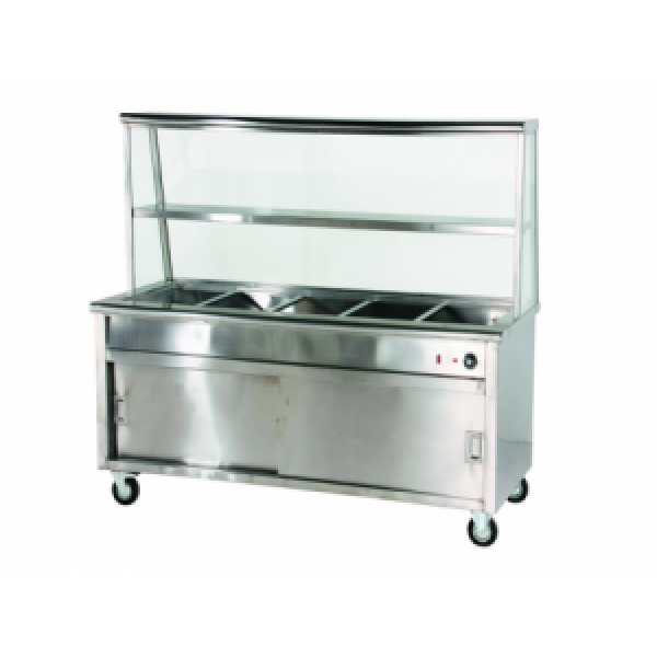 BAIN MARIE + 1 TIER OVERSHELF